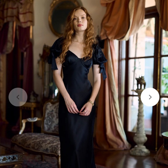 Selkie Poet Raven Slip Dress - NWT - Large - Picture 2 of 4